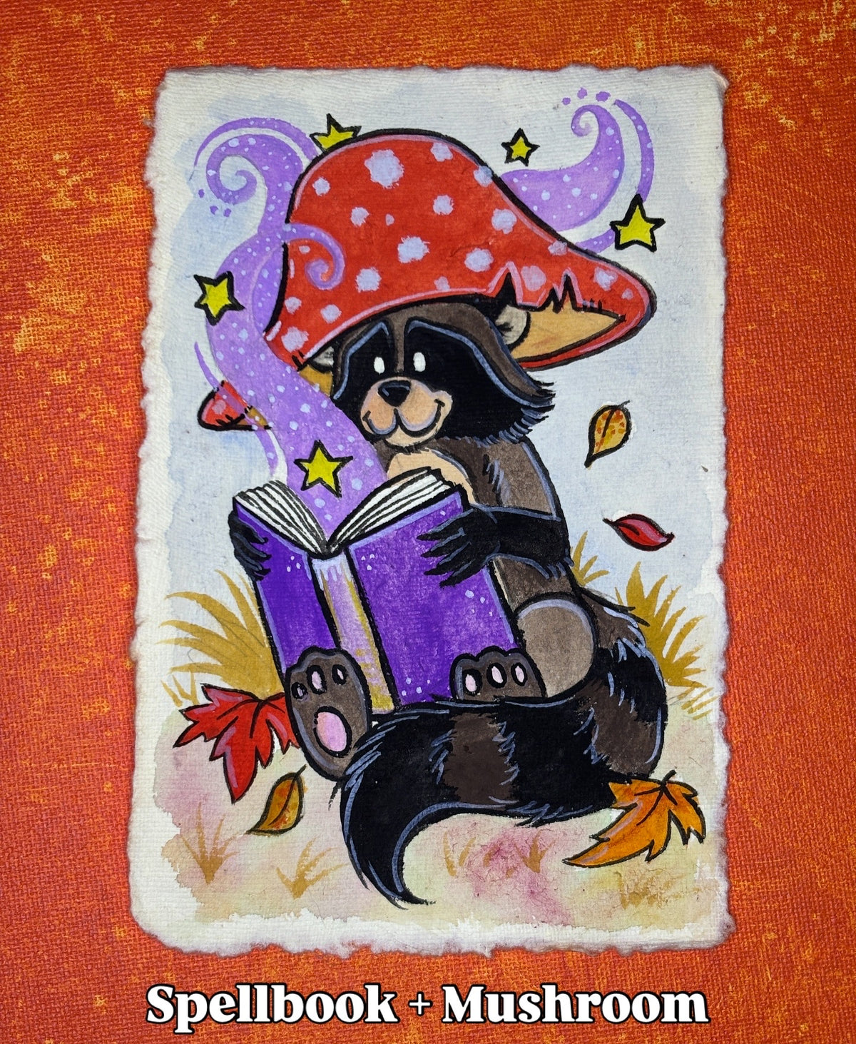 Dibs Drawlloween '25: Spellbook + Mushroom