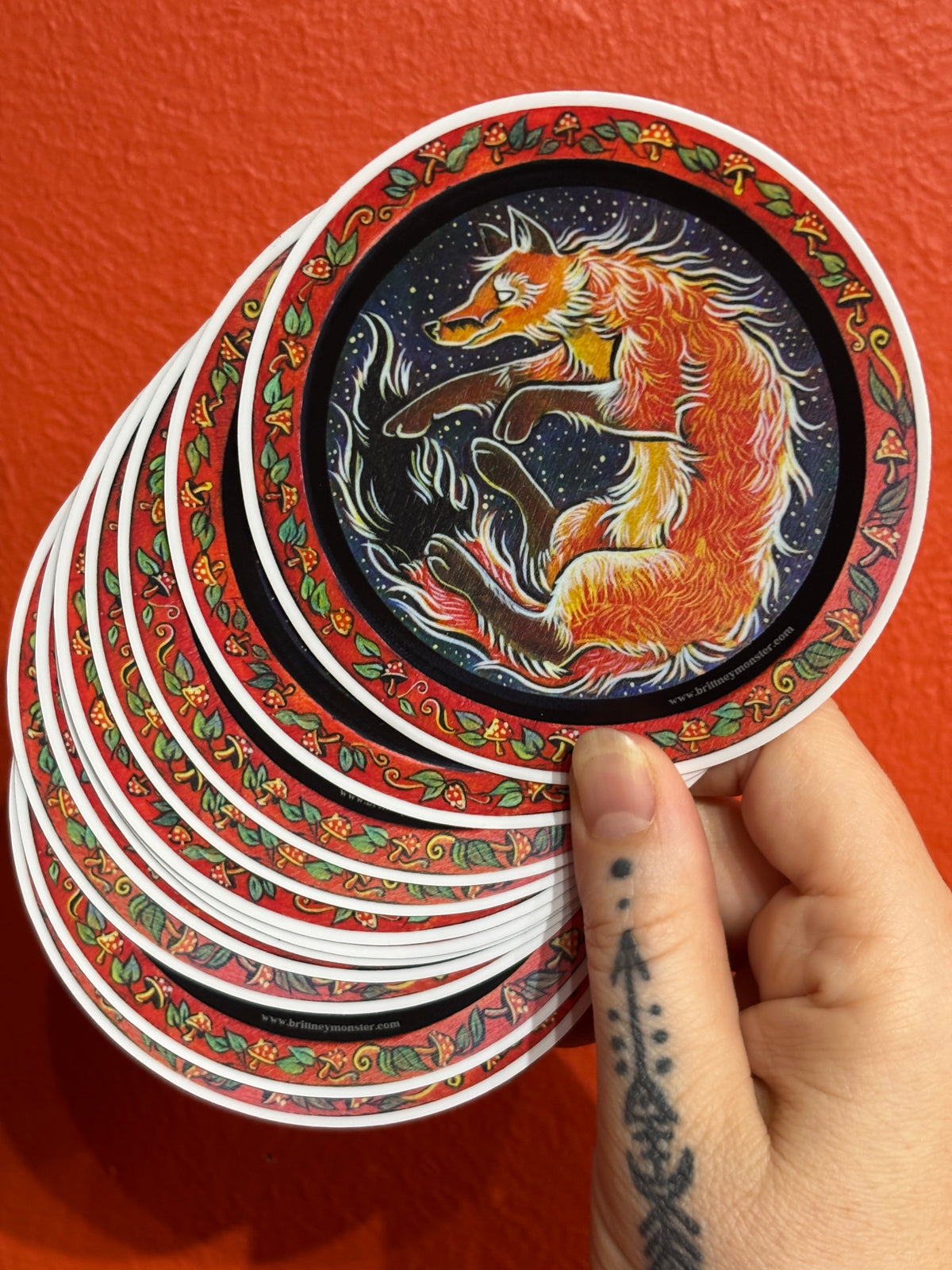 Sticker “Amanita Fox”
