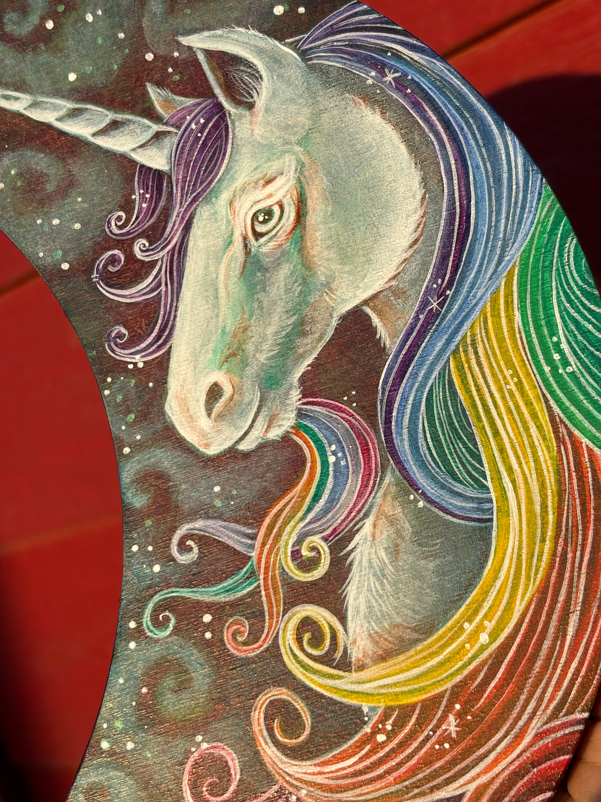 “Rainbow Magic Unicorn” Original Painting