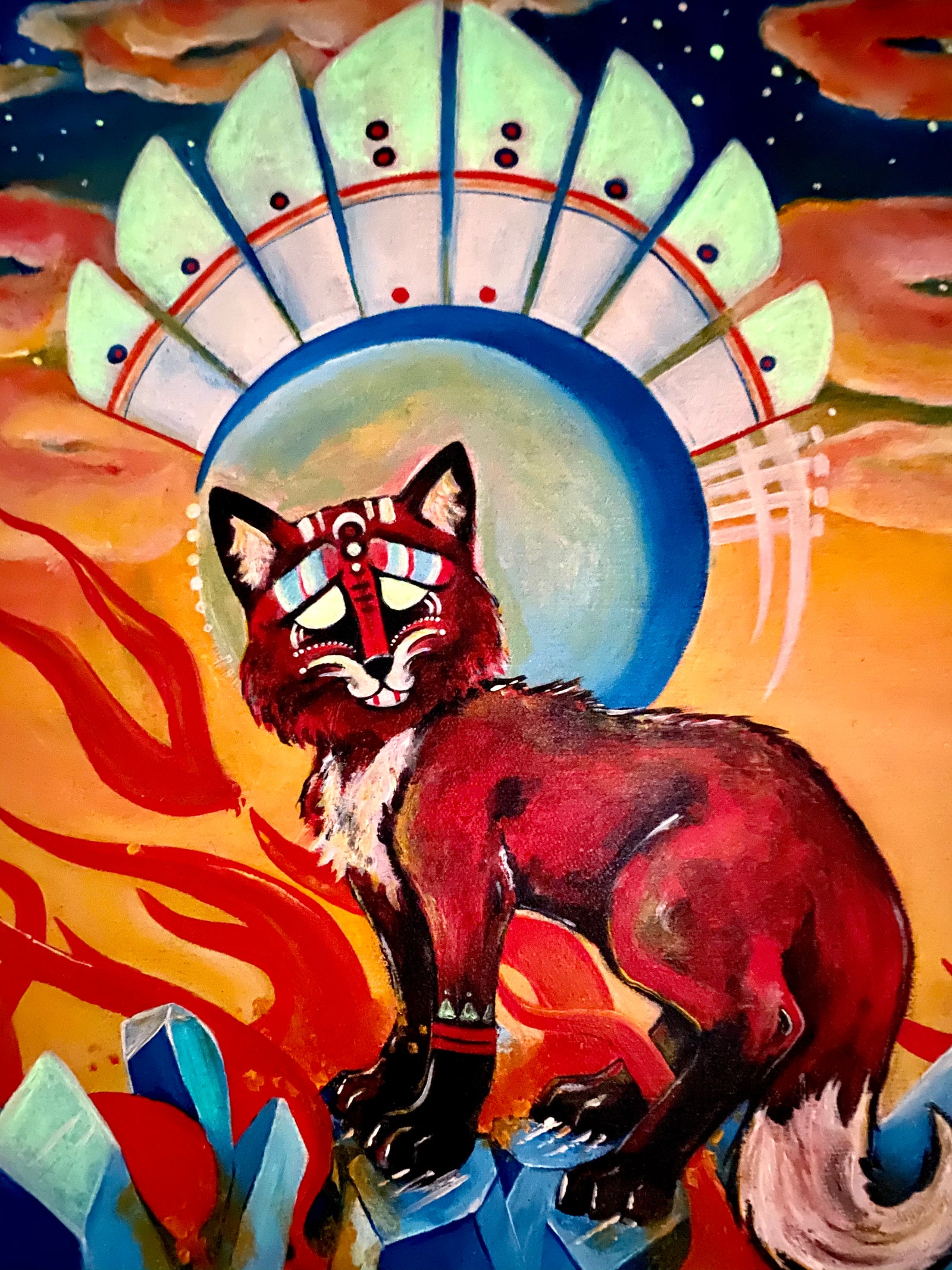 Fire Fox, 2017 (commission)