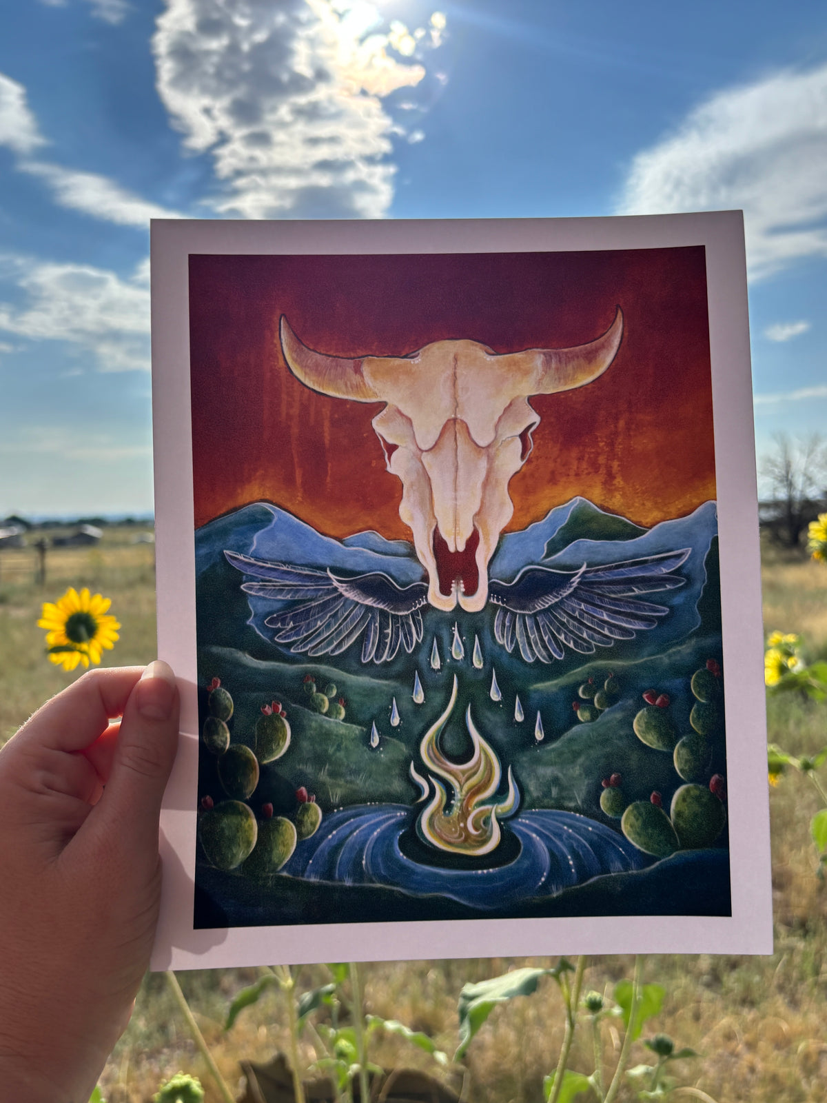 &quot;The Land Speaks&quot; Archival Paper Print - 8x10