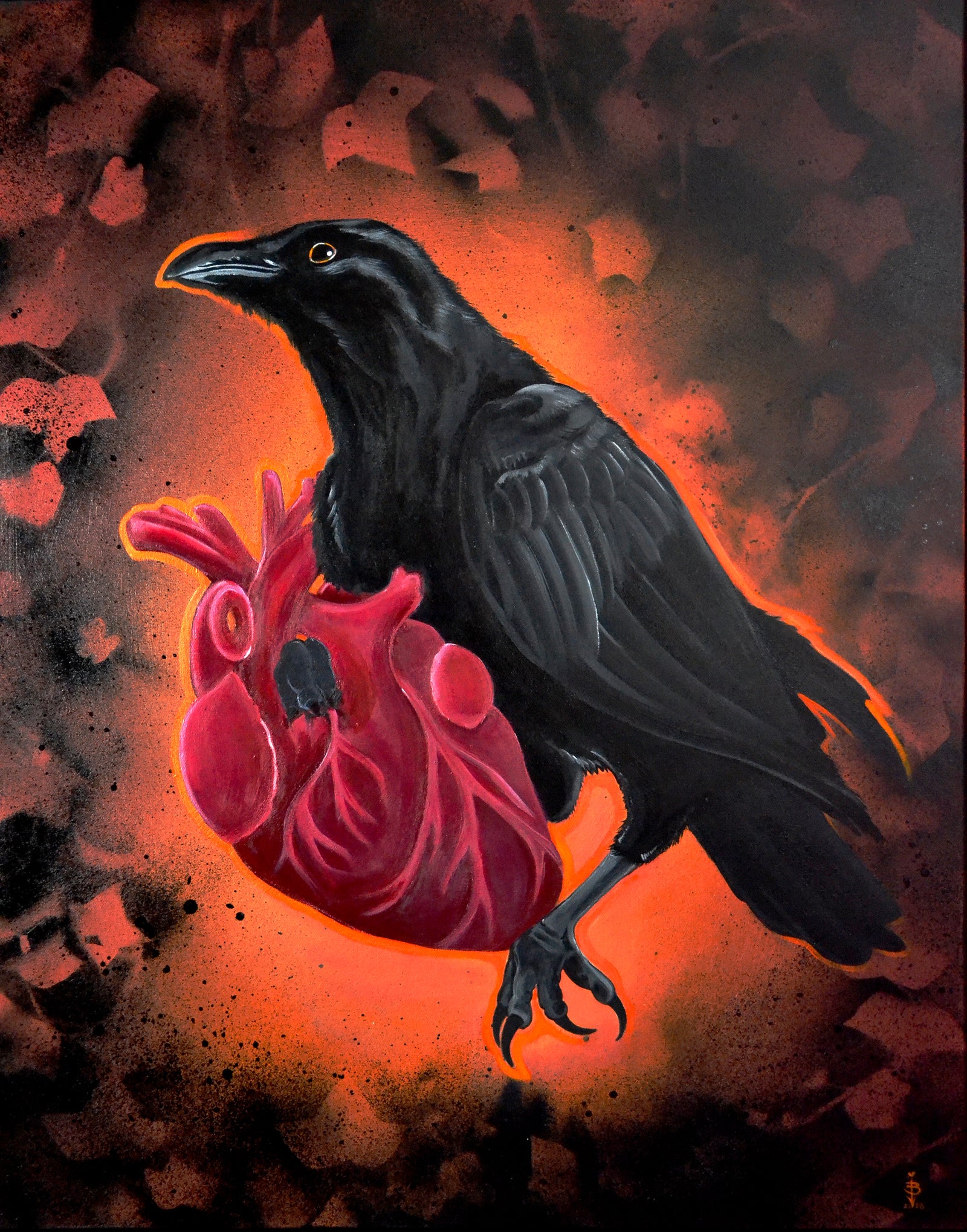 Raven Heart, 2018 (commission)