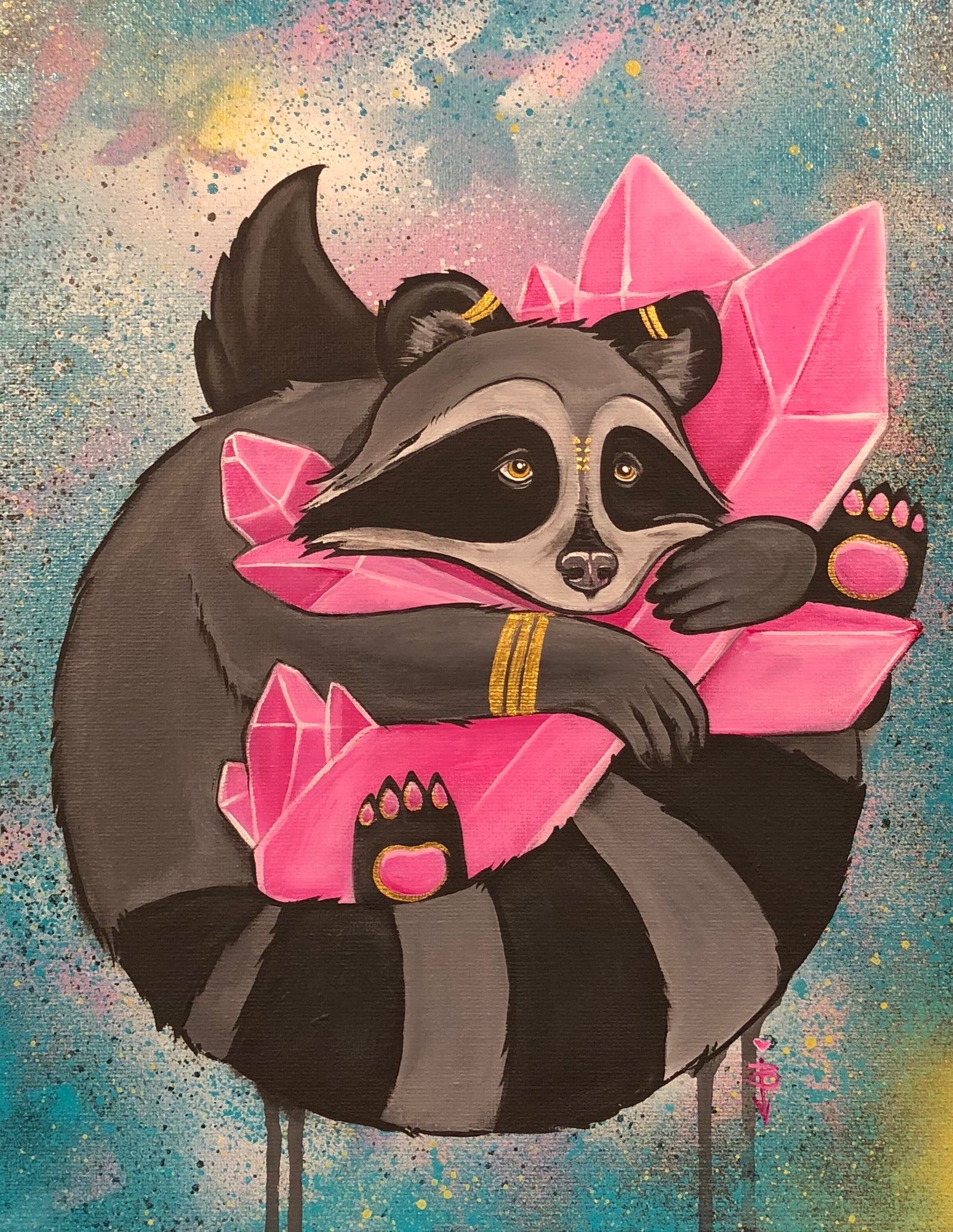 Rose Quartz Trash Panda, 2018