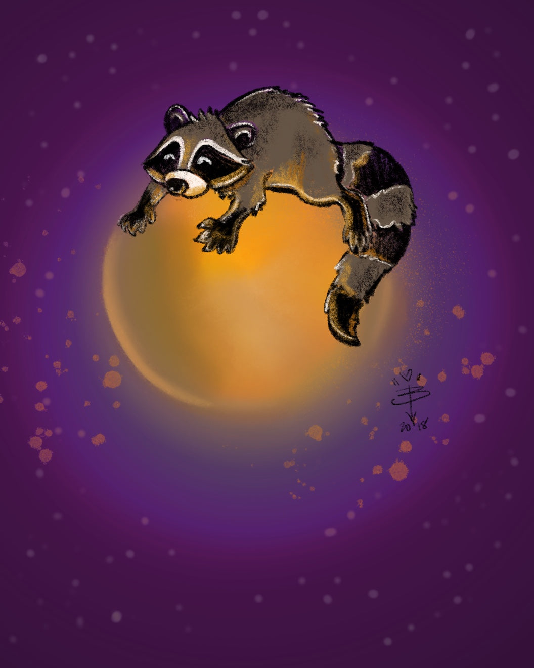 Dibs the Trash Panda - Brittney Monster Art