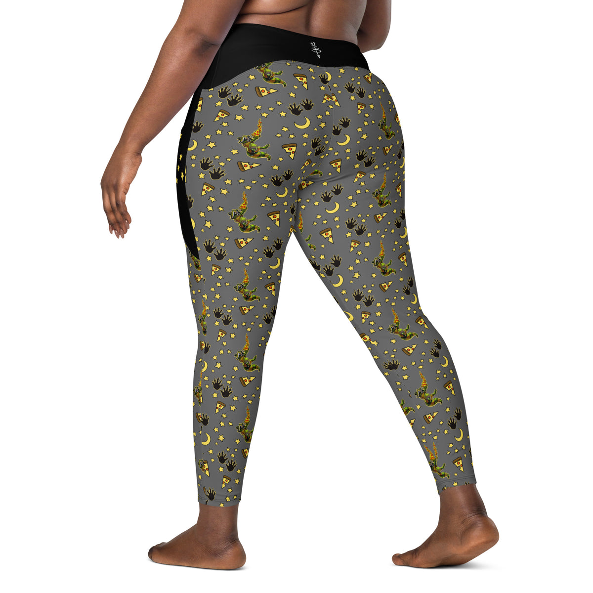 Dibs vs Pizza Leggings V2 - With Pockets!