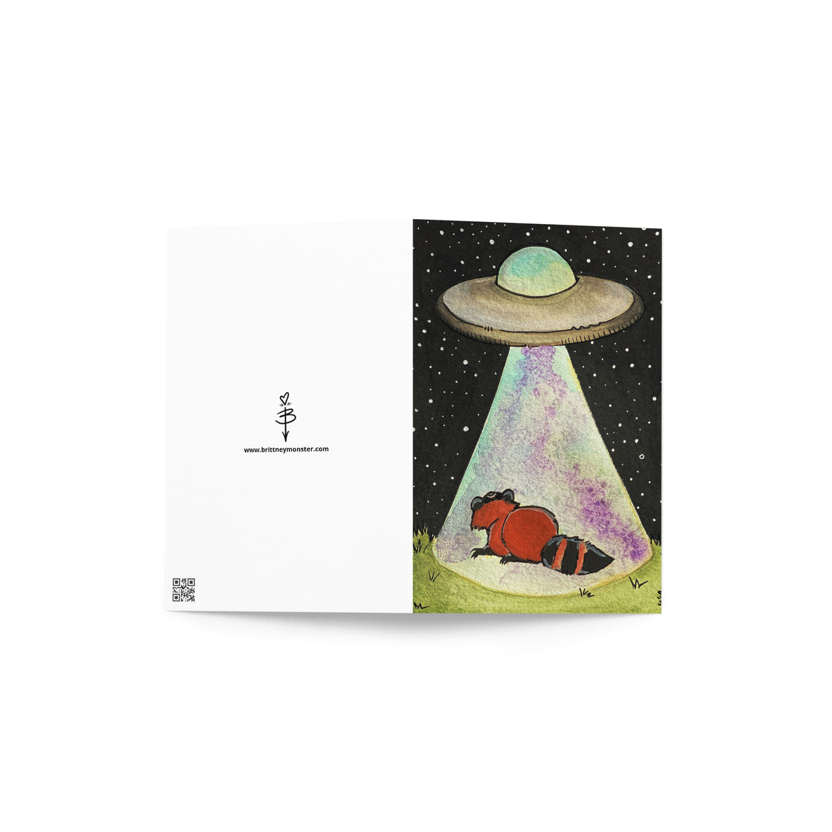 Dibs &quot;UFO&quot; Greeting card