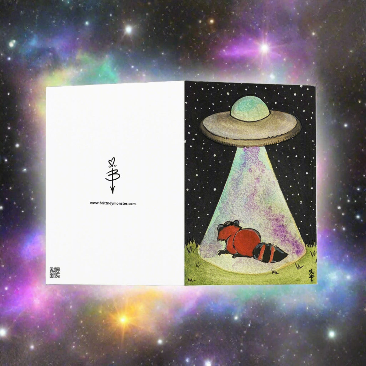 Dibs &quot;UFO&quot; Greeting card