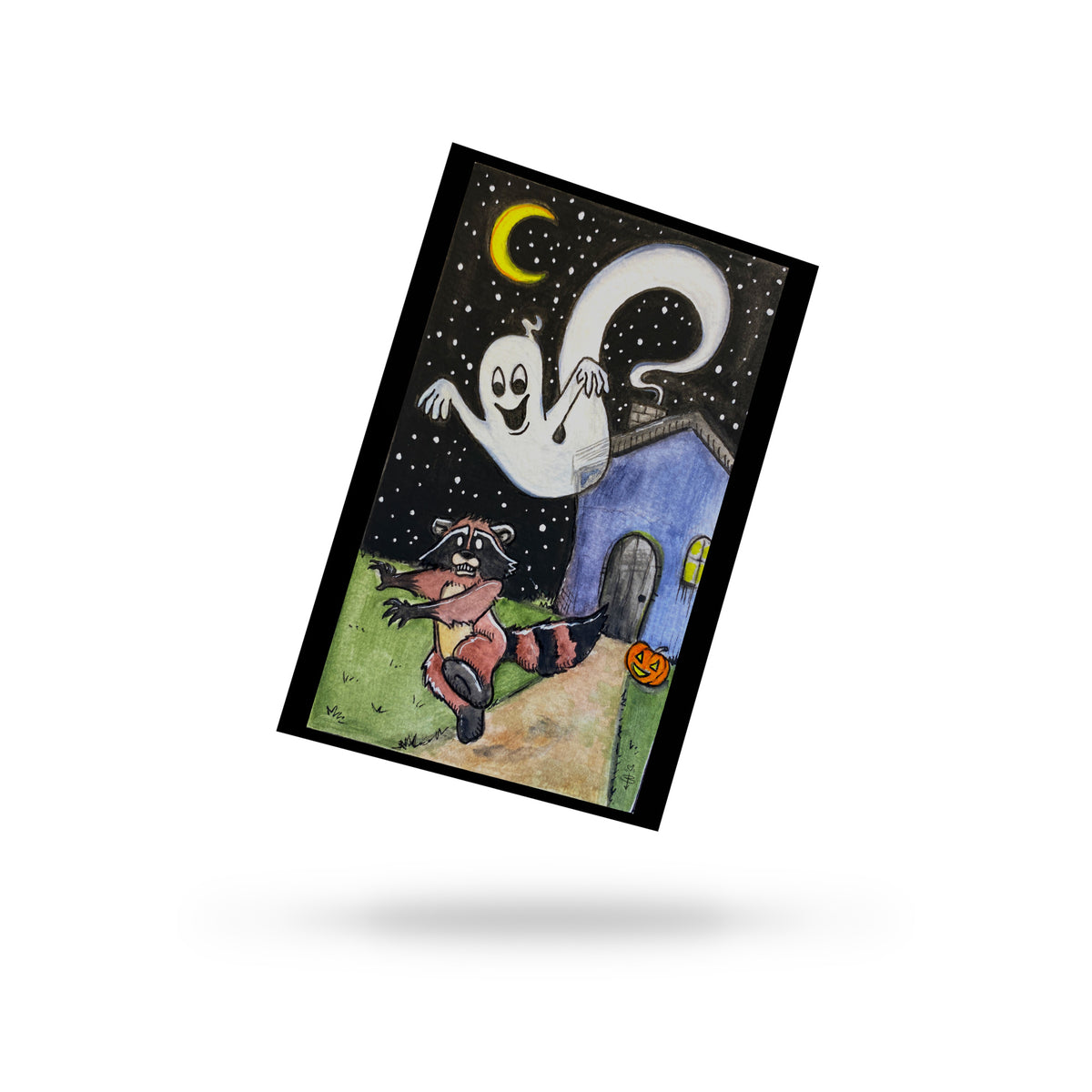 "Haunted Dibs Standard Postcard