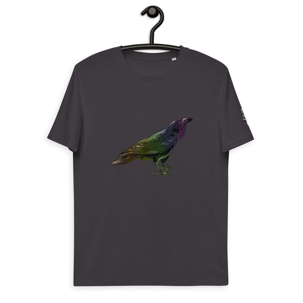 Rainbow Raven Unisex organic cotton t-shirt