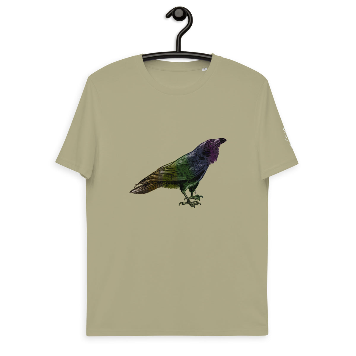 Rainbow Raven Unisex organic cotton t-shirt