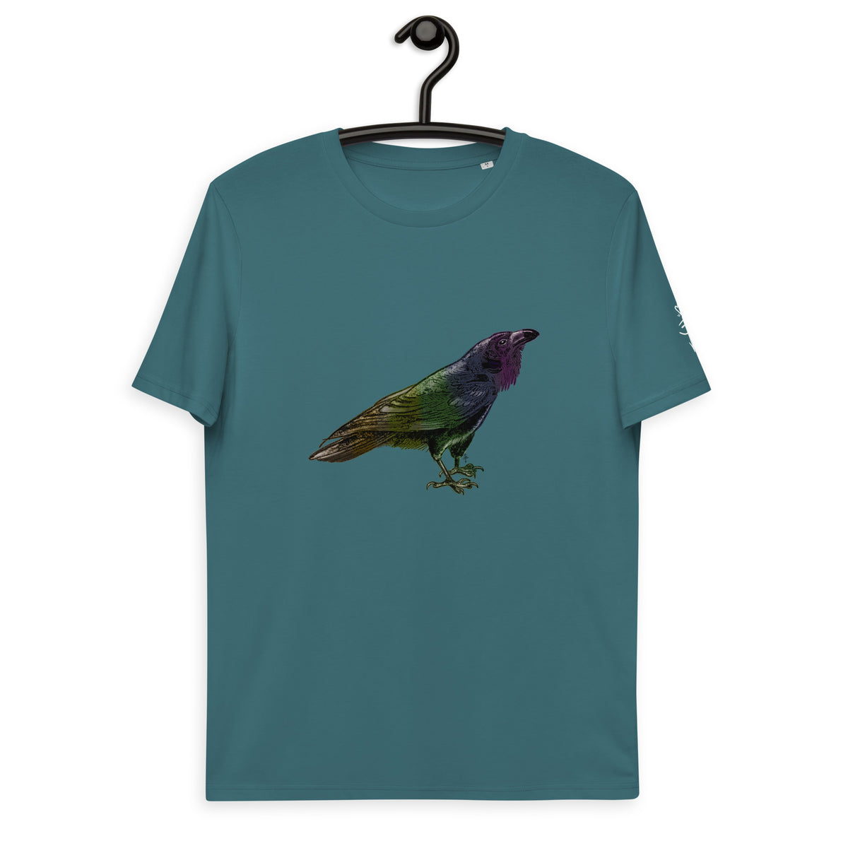 Rainbow Raven Unisex organic cotton t-shirt