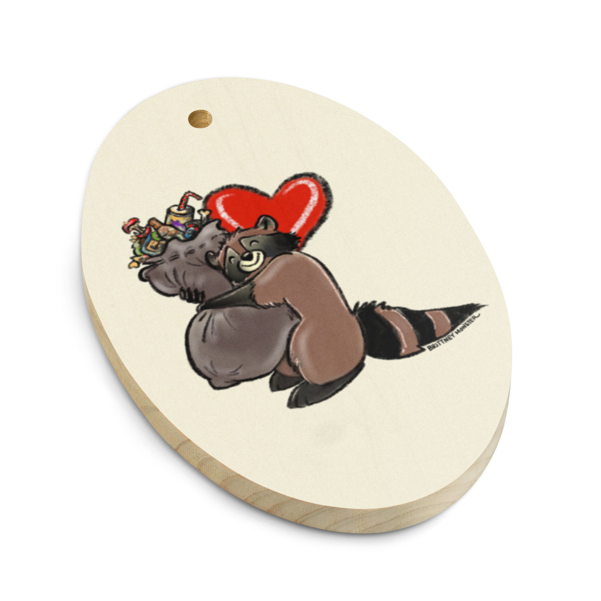 True Love Dibs Wooden Magnet